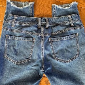 Free People - Distressed skinny jeans